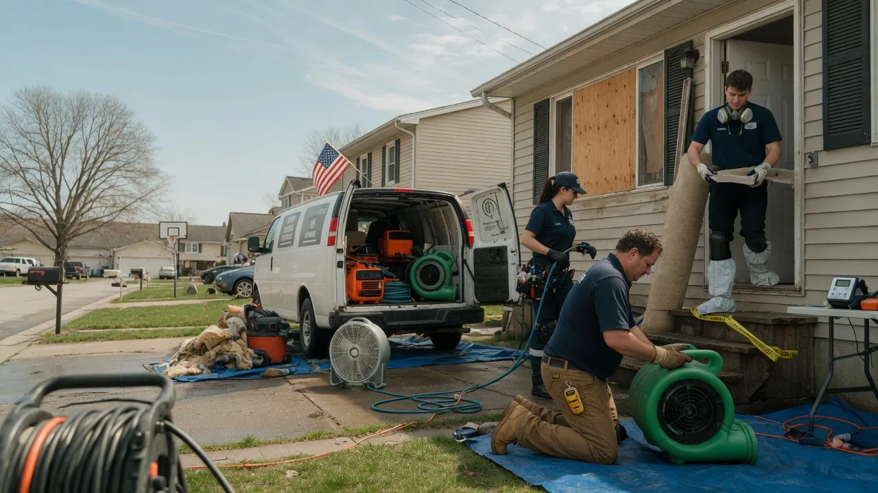 Water Damage Restoration in New Paris, PA near me